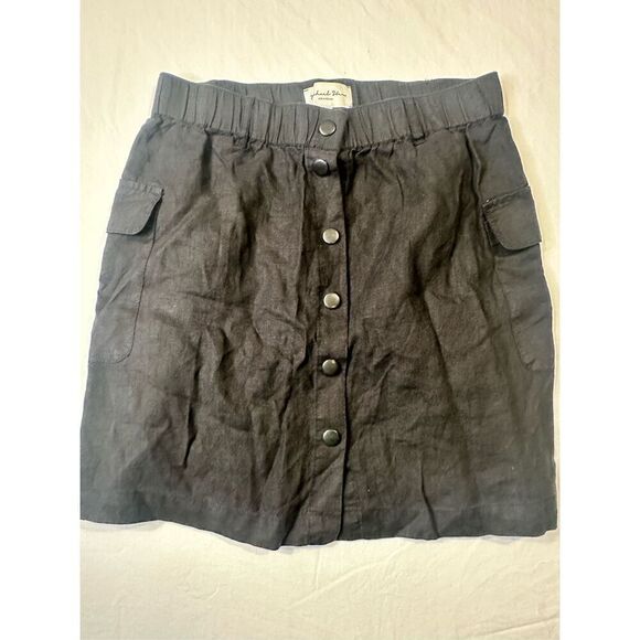 Michael Star cargo linen button up skirt, size small - Picture 1 of 6